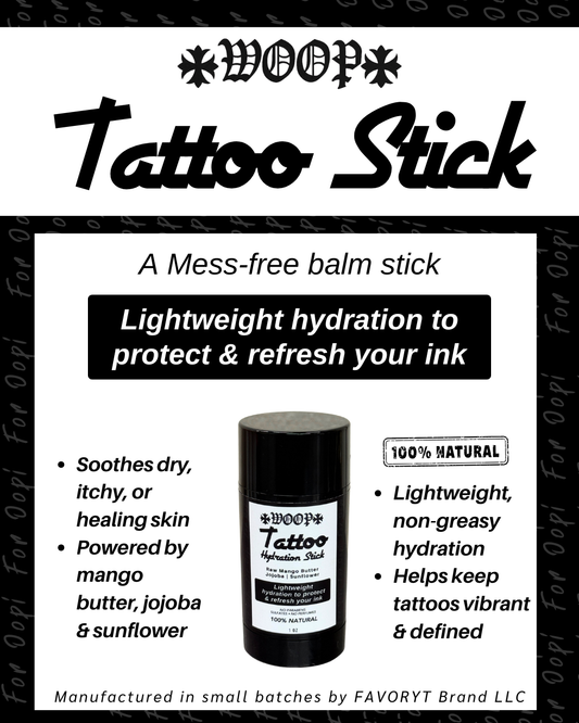 WOOP TATTOO HYDRATION STICK: Powered by FAVORYT BRAND